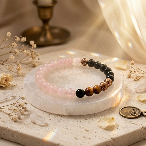 Love Attraction With Selenite Plate