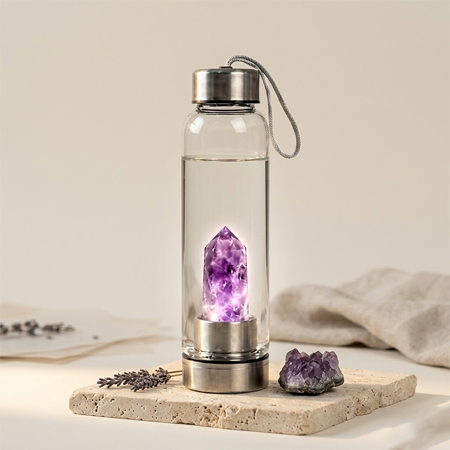 Amethyst  Water Bottle