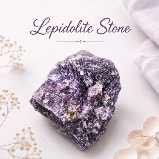Raw Lepidolite  450-500 Gm