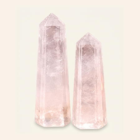 Clear Quartz Tower ( Power Point)
