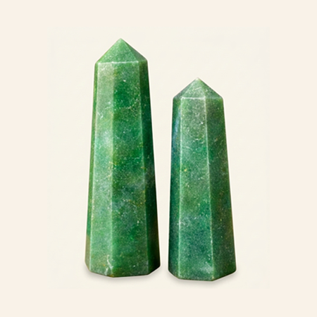 Green Aventurine Tower ( Power Point )