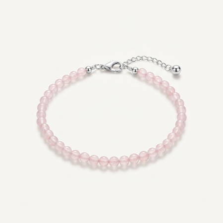 Anklet Rose Quartz