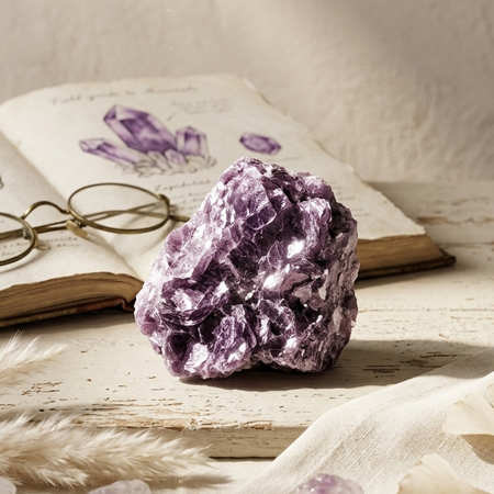 Raw Lepidolite  450-500 Gm