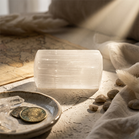 Raw Selenite 450-500 Gm