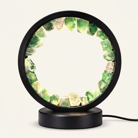 Green Aventurine Crystal Lamp