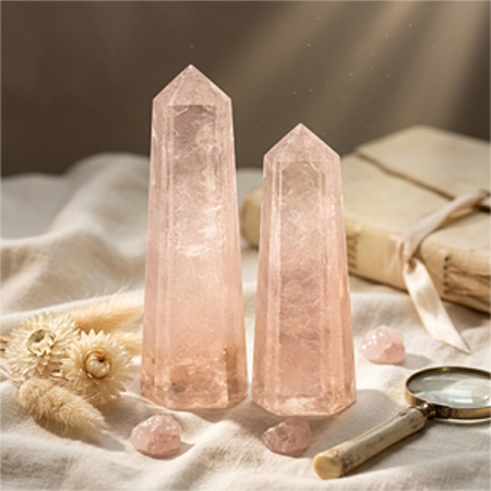 Clear Quartz Tower ( Power Point)